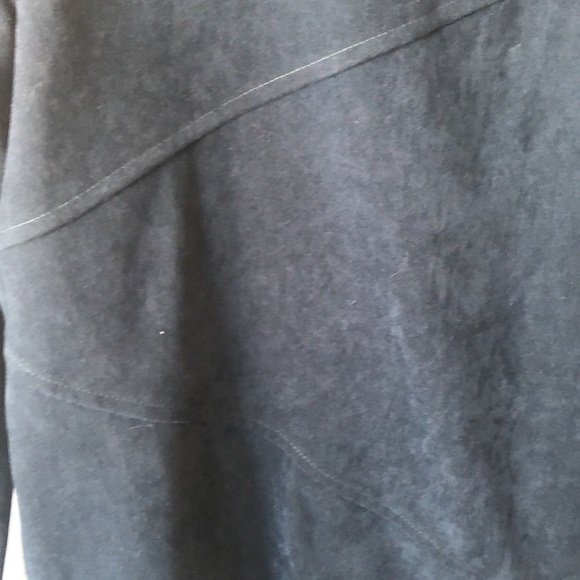 VINTAGE green vegan suede - Picture 2 of 5